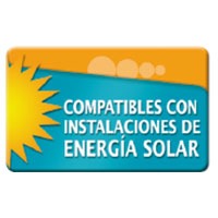 Compatible con instalaciones de energía solar