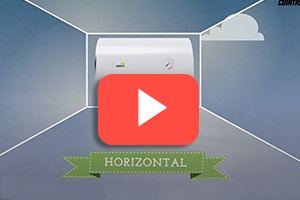 Modelo específico para instalación horizontal