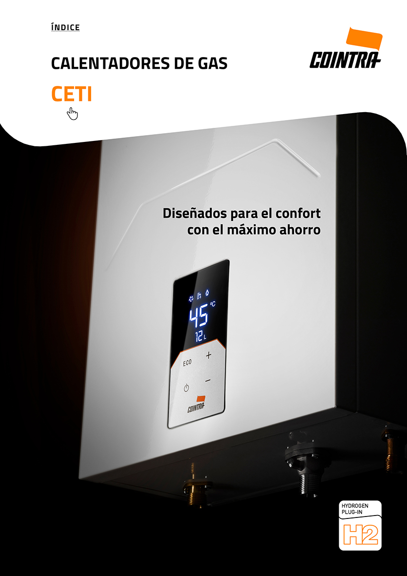 Calentador gas natural Cointra Ceti 12 N + Kit estándar — Rehabilitaweb