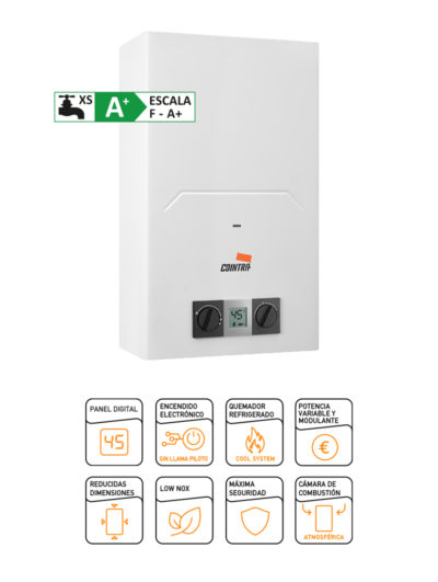 Calentador de Gas atmosférico CADI 6 litros (Gas natural)